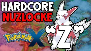 CAN I BEAT A POKEMON X HARDCORE NUZLOCKE WITH ONLY "Z" POKEMON!?