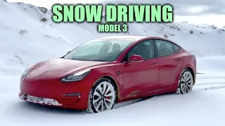 How Does The Tesla Model 3 Handle Snow?