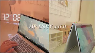 HP Envy x 360  14th Gen laptop  || unboxing + review 🌷🌼