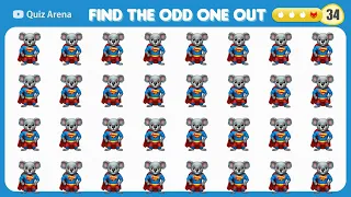 Find the ODD One Out | Emoji Quiz  | Easy, Medium, Hard, Impossible #2 #quiz