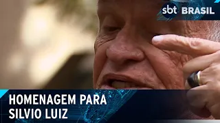 Crônica de Cléber Machado homenageia Silvio Luiz | SBT Brasil (16/05/24)