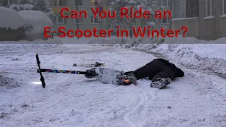 Can You Ride Electric Scooter in Winter? 6 Things to Consider With When Riding an E-Scooter in Snow