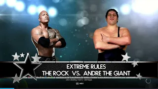 WWE 2K22 The Rock Vs Andre the Giant