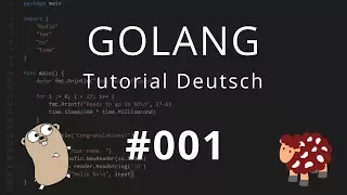 Golang Tutorial Deutsch 2017 #001 Installation und Hello World