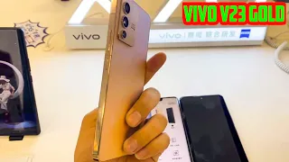 vivo v23 gold unboxing |hands on