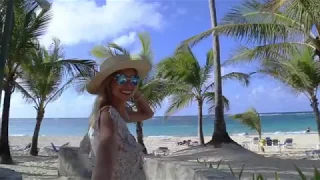 Tracy Komlos enjoys one of the best Punta Cana all inclusive vacations at Occidental Caribe Hotel