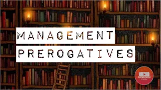 MANAGEMENT PREROGATIVES