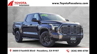 2024 TOYOTA TUNDRA_4X4 Platinum CA Pasadena, Arcadia, Monrovia, Los Angeles, Alhambra