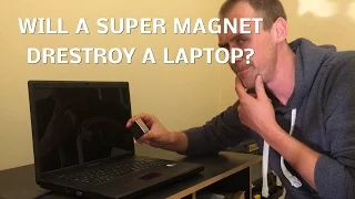 Super Strong Neodymium Magnet VS A Laptop Computer, Will It Break?!