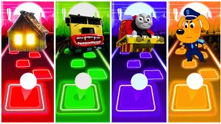 House Head 🆚 Bus Eater 🆚 Thomas Train 🆚 Sheriff Labrador.🎶 Who Is Best?