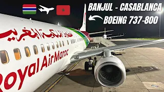 TRIP REPORT | Royal Air Maroc Economy | Banjul BJL to Casablanca CMN | Boeing 737-800