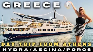 Athens, Greece 🇬🇷 3-Greek Islands Day Trip from ATHENS | Hydra, Poros & Aegina Island | 2022