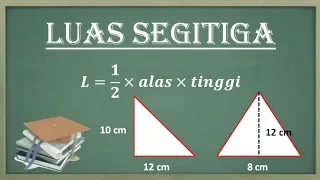 Cara menentukan luas segitiga. Soal dan pembahasan