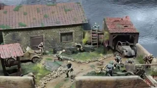 Historic WW2 Diorama1/35 "Artillery in faction in the farm"