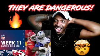 THE CHIEFS ARE DANGEROUS! Cowboys vs. Chiefs Week 11 Highlights | NFL 2021 REACTION