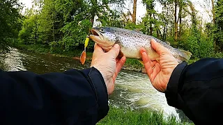 Ловля ГОЛЬЦА на водопаде!!!