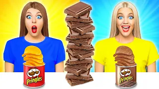 Desafío De Comida Real vs. De Comida Chocolate #2 por Multi DO Fun Challenge