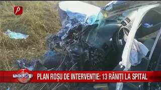 Plan roșu de intervenție, 13 victime într un accident teribil