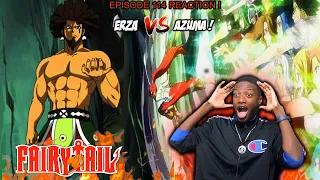 ERZA VS AZUMA | Fairy Tail Episode 114 Reaction | ERZA DEMON BLADE BENIZAKURA !