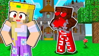 LYNA SE CONVIERTE EN PRINCESA EN MINECRAFT!!