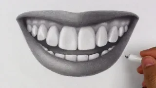 How to Draw a Smile with Teeth