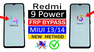 Redmi 9 Power Google Account Bypass | ANDROID 13 (without pc) 💯 % Working