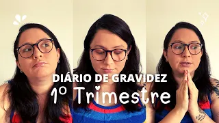 Mal estar, sangramento e insegurança - DIÁRIO DA GRAVIDEZ: PRIMEIRO TRIMESTRE