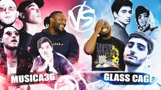 ИНОСТРАНЦЫ СЛУШАЮТ | MUSICA36 VS GLASS CAGE | XCHO, PABLO, 10AGE, MR LAMBO, РАЙДА, KALI, ИНДАБЛЕК