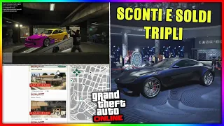 AGGIORNAMENTO SETTIMANALE+NUOVO EVENTO SEGRETO SCONTI E SOLDI TRIPLI GTA 5 ONLINE ITA