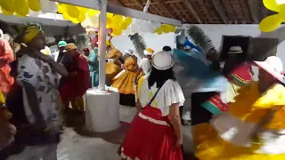 festejo de Santa luzia povoado São Bartolomeu município de pirapemas MA mãe de Santo Elza 12/12/2022