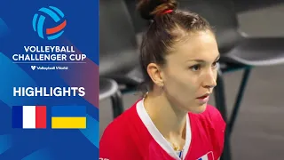 🇫🇷 FRA vs. 🇺🇦 UKR - Highlights Semi Finals | Women's Challenger Cup 2023