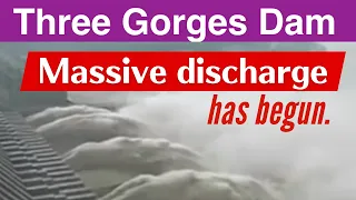 Three Gorges Dam ● Massive discharge ● Apr 20 2024  China Now