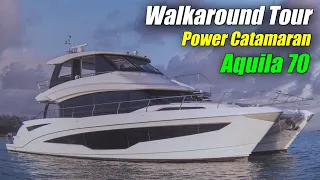 Luxury Power Catamaran ! 2021 Aquila 70