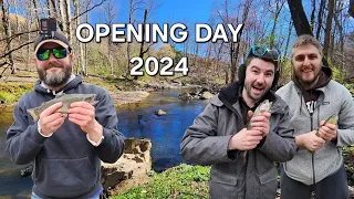 Opening Day of The 2024 Pennsylvania Trout Season (Brown Trout, Rainbow Trout & Brook Trout)