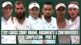 Tennis Grass Court Drama 2021 | Part 01 | Chair Breaking Twins | You Have Zero Respect, Yes?