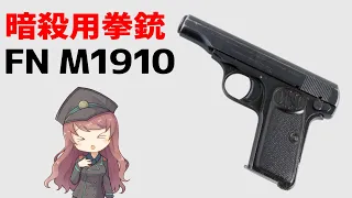 [Weapon explanation] FN Browning M1910, the birth and history of FN.