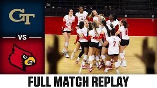 Georgia Tech vs. Louisville Full Match Replay | 2023 ACC Volleyball