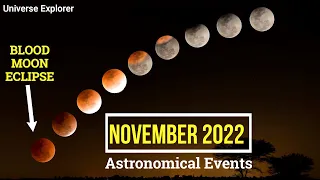 Don't Miss These Astronomical Events In November 2022| Blood Moon| Meteor Shower| Lunar Eclipse|