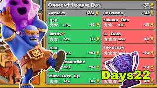 April season days22|super bowler smash th16|legend league attack|clash of clans