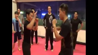 Russian WOLF system Taiwan Team demonstration by Vincent: hand to hand combat And knife fighting