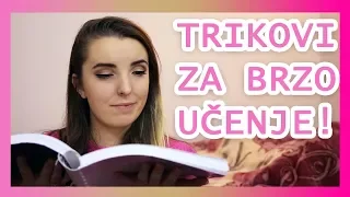 Trikovi za školu - Kako brzo naučiti nešto - 8 trikova za brzo učenje