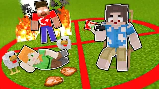 MİNECRAFT EFSANELERİ DAİREDEN SON ÇIKAN KAZANIR !! ⭕