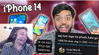 MrJayPlays React on Ducky Bhai Vlogs | I Got iPhone 14 Pro Max