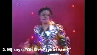 Michael Jackson - Stage Fails - Part 2 - Live In Prague 1996