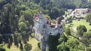 Bran Castle, Castelul Bran, Schloss Bran,Törcsvári kastély by DRONE!  WOW!!! - Bran Romania - ECTV