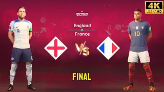 FIFA 23 - England vs France | Kane vs Mbappe | FIFA World Cup Final Match [4K60]