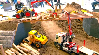 MIND BLOWING RC TRUCK ACTION AND CONSTRUCTION MACHINES IN THE MIX/ ScaleART at Gaggenau