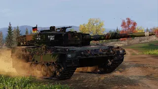 World of Tanks || Leopard 2A4 on Dukla Pass - Platoon Gameplay