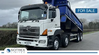 For Sale - New Stock From Sotrex: Hino FY 700 3241 8 X 4 Steel Body Tipper