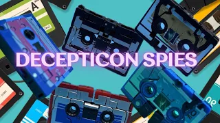 DECEPTICON SPIES   Ravage, Rumble, Laserbeak, Buzzsaw, Frenzy